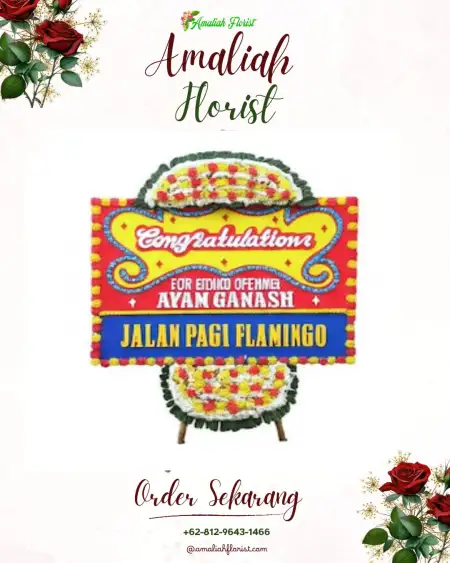 Sewa Papan Bunga Akah